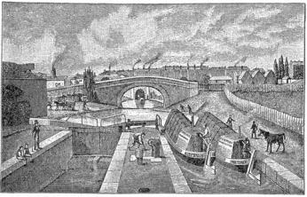 A Canal and Factory Town in 1827.